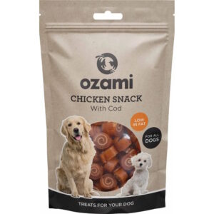 Ozami Hundegodbiter med Kylling og Torsk 100g