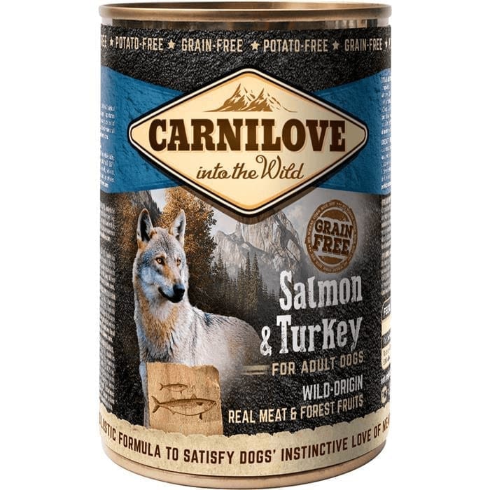 Carnilove Boksmat Våtfôr Hund (5 smaker) 400 g - 400 gr. laks og kalkun