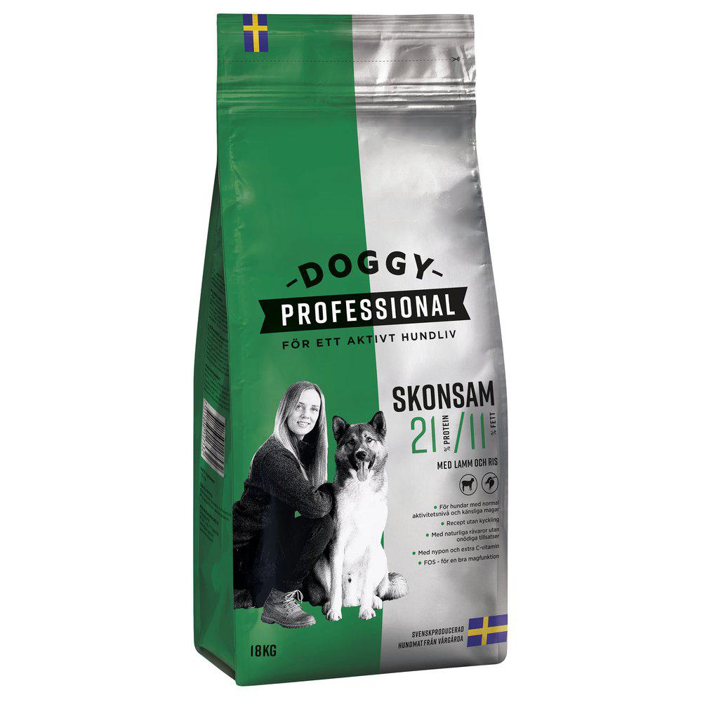 Doggy Professional Skånsom Hundefôr (2 størrelser) - 18 kg