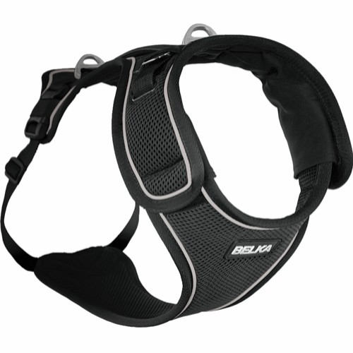 Curli Belka Harness Hundesele Refleks - Small - Sort