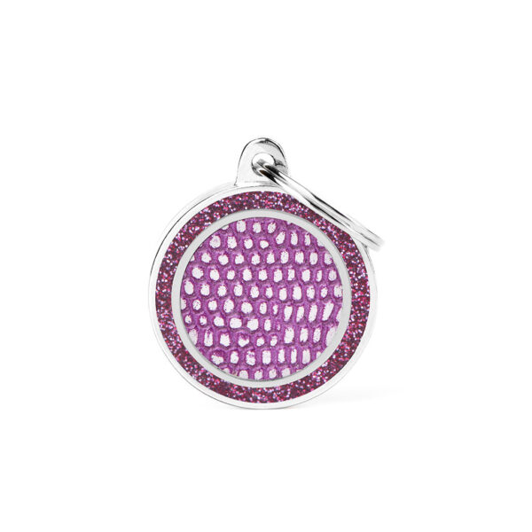 Myfamily Shine Circle Saint Tropez ID tag