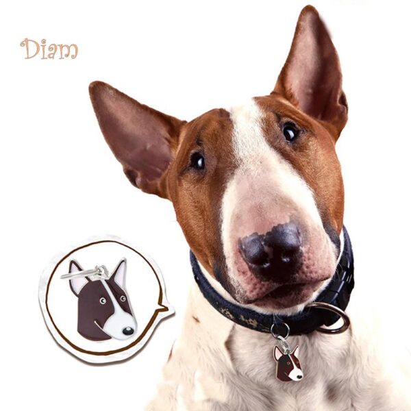 Myfamily Bull terrier IDtag