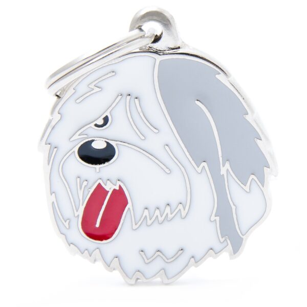 Myfamily Old English Sheepdog IDtag