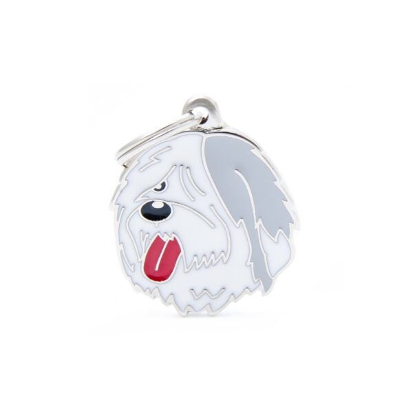 Myfamily Old English Sheepdog IDtag