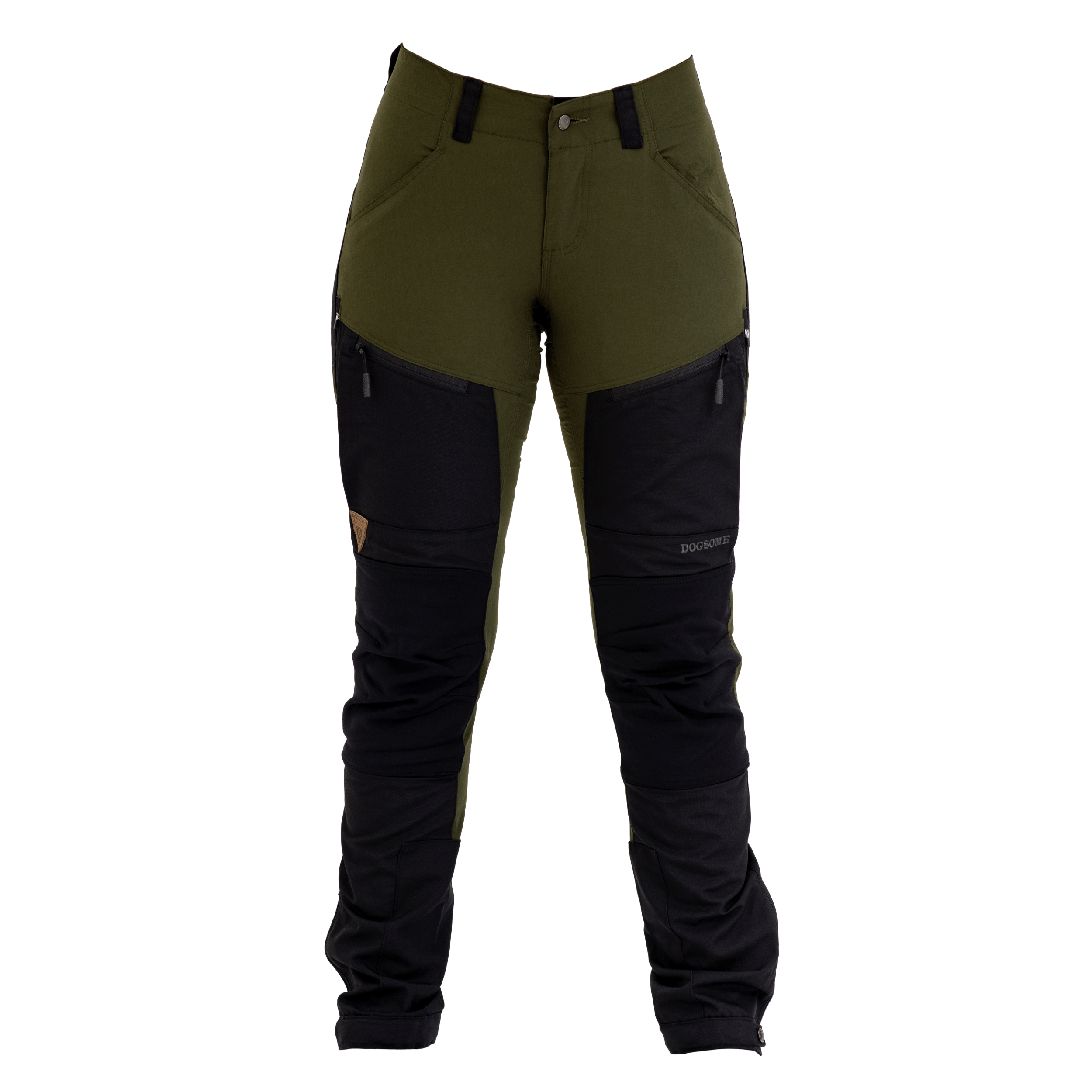 Dogsome All Year Off-Road Performance Turbukse Dame - XXL-44 - Oliven