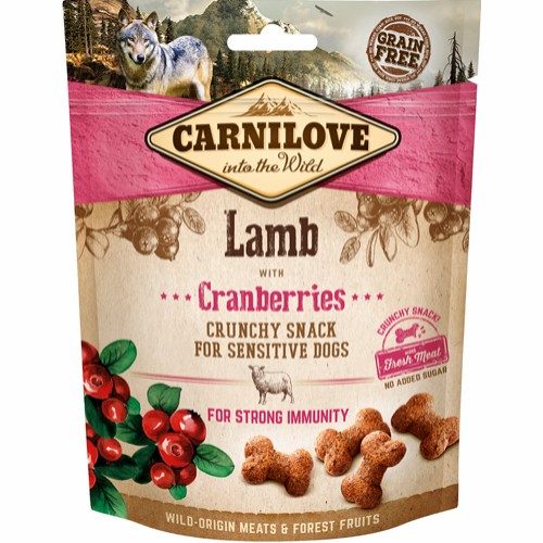 Carnilove Crunchy Snack Lam&Tranebær Sunne Godbiter 200g