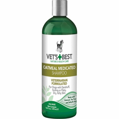 Vet's Best Oatmeal Medicated Shampoo Kløestillende Hundesjampo