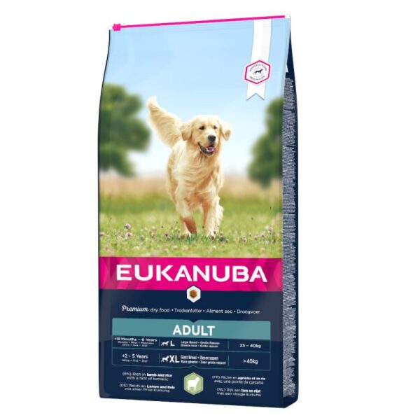 EUKANUBA Adult Large Breed Lam & Ris