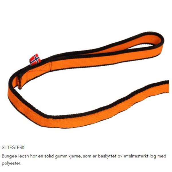 Non-Stop Dogwear Bungee Leash Elastisk Kjørestrikk Kobbel