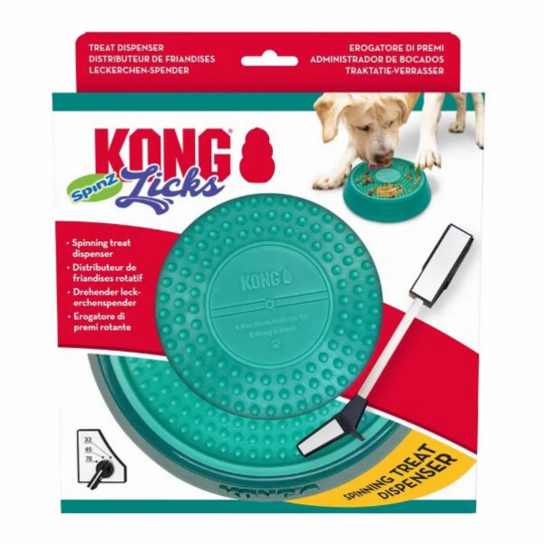 KONG Licks Spinz Slikkematte til hund og katt