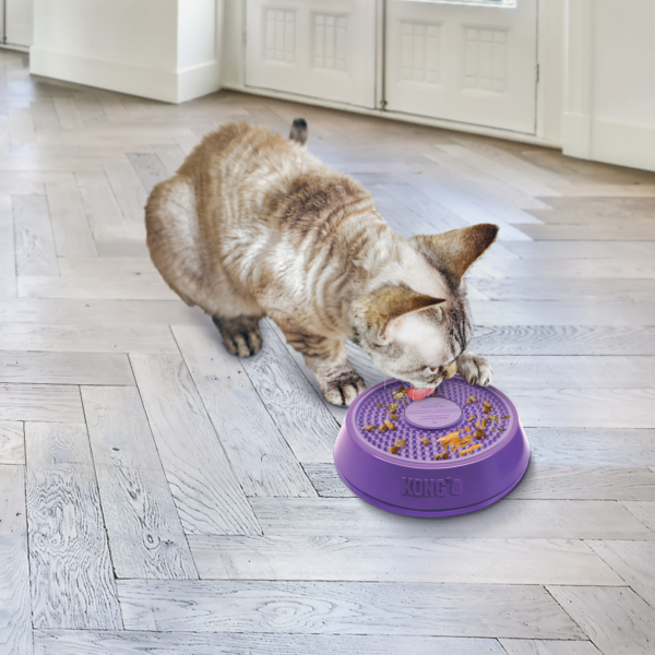 KONG Licks Spinz Slikkematte til hund og katt