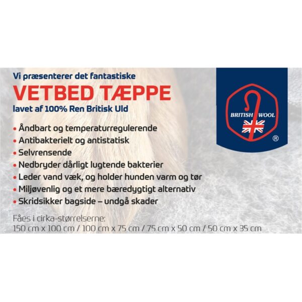 VetBed Wool Blend Ullblanding med 100 % Britisk Ull