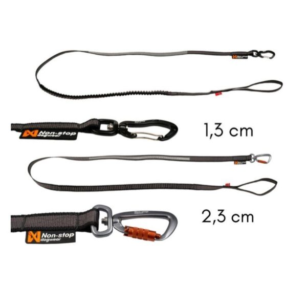 Non-Stop Dogwear Touring Bungee Leash Hundekobbel Strikk