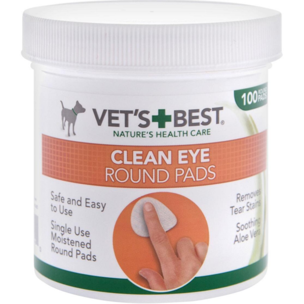 Vet Best Clean Eye Round Pads til øyne